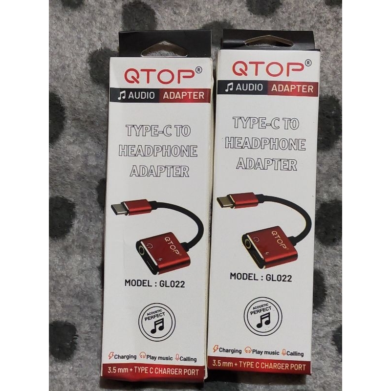 AUDIO ADAPTER TYPE C TO HEADPHONE 3.5MM + TYPE C PORT