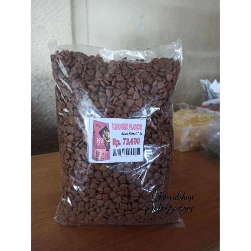 Kitchen Flavor. Makanan kucing repack grain free