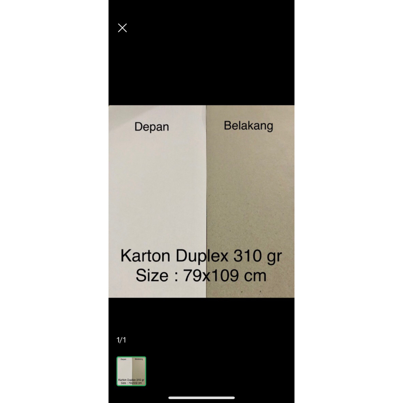 

Karton Duplex 310 gr 79x109cm