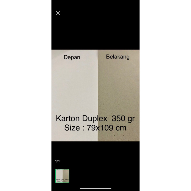 

Karton Duplex 350gr 79x109cm