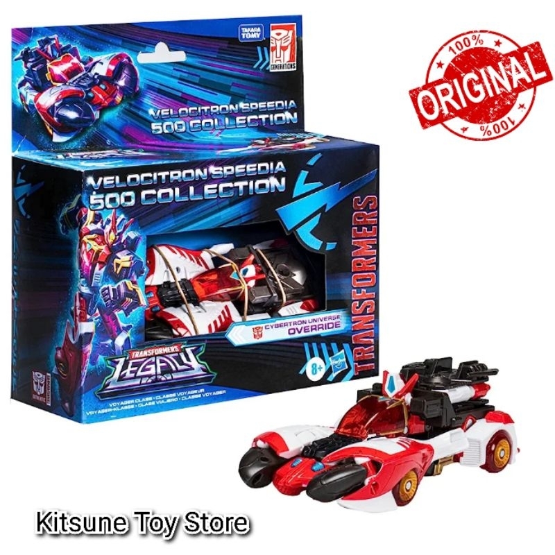 Transformers Legacy Velocitron Speedia 500 Collection Cybertron Universe Voyager Class Override Orig