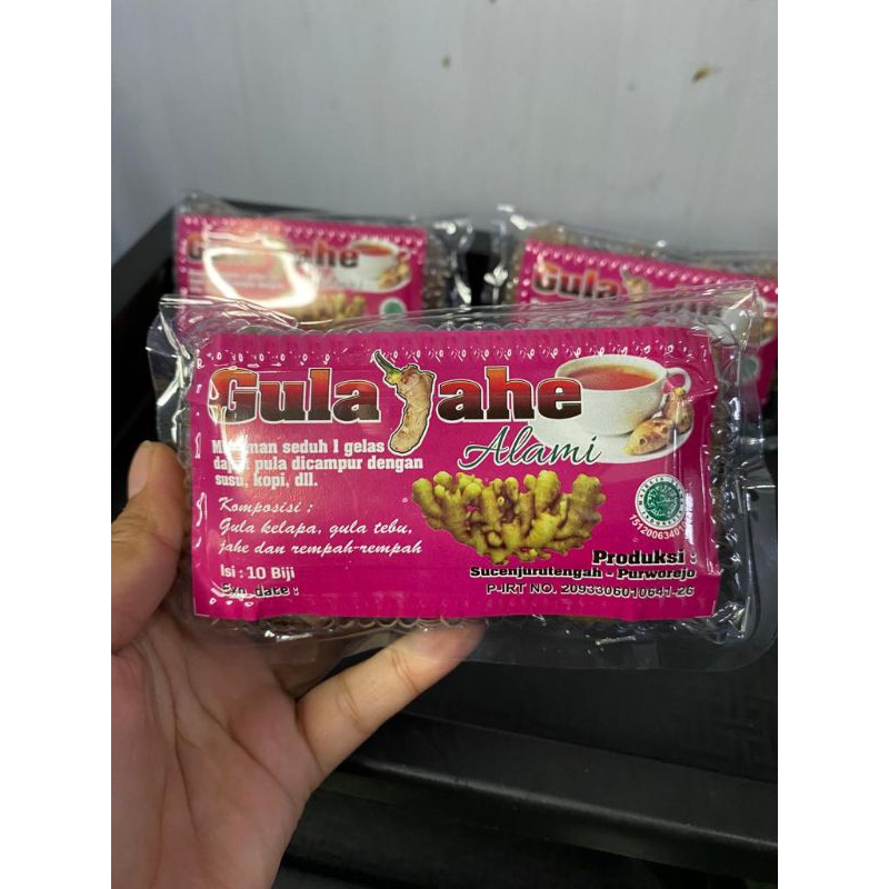 

Gula Jahe Alami Purworejo| Minuman Tradisional isi 10 butir