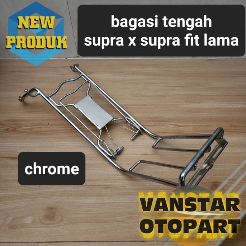 BAGASI TENGAH SUPRA X LAMA SUPRA X 100 SUPRA FIT LAMA WARNA CHROME