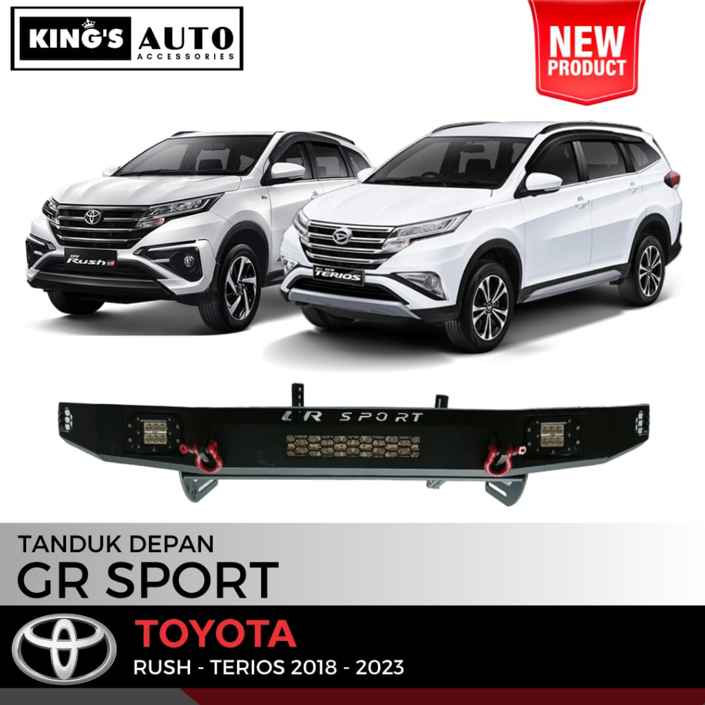 King's - Tanduk Depan Custom GR Sport Rush Terios 2018 2023