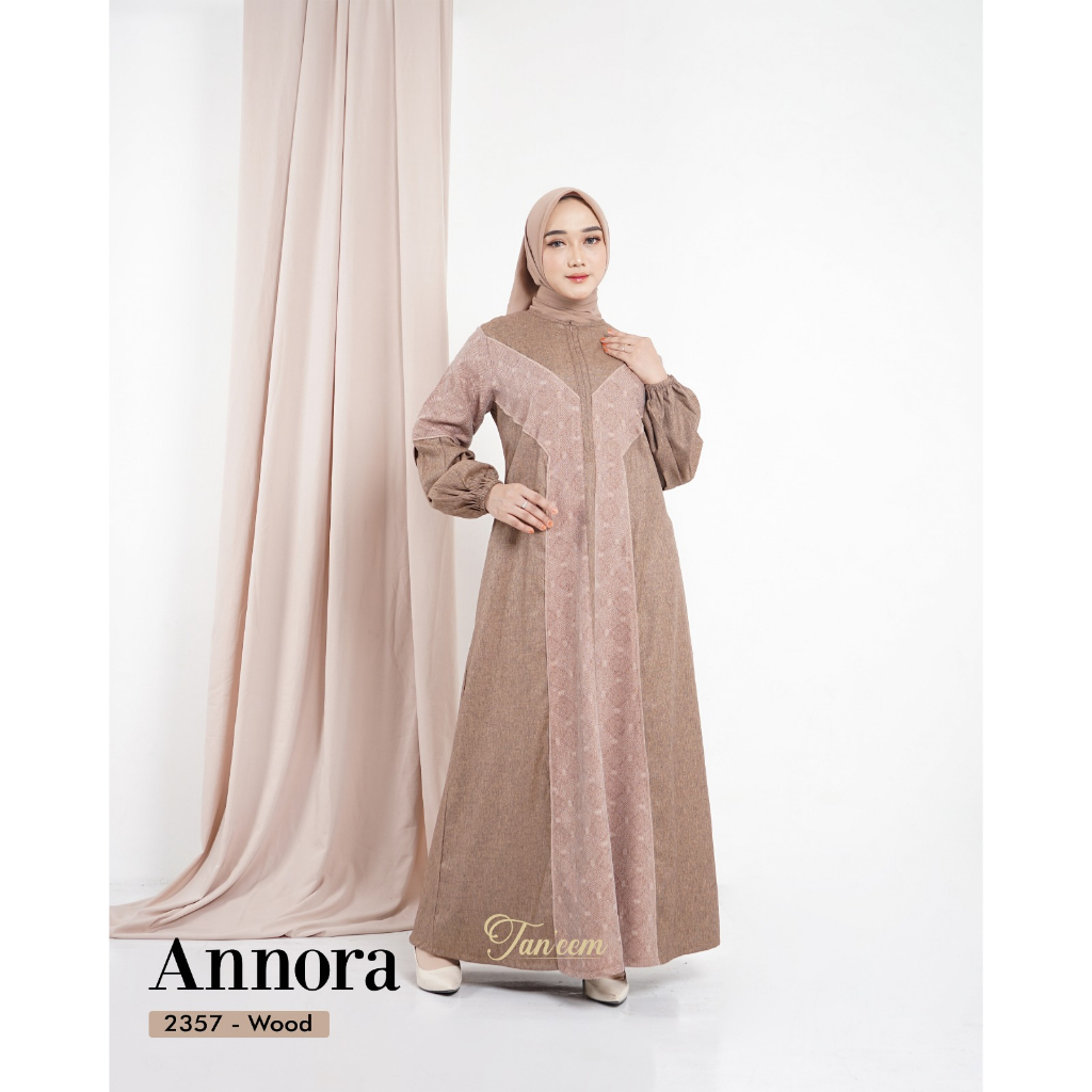 Gamis Annora Kode 2357 By Muslim Taneem Dress