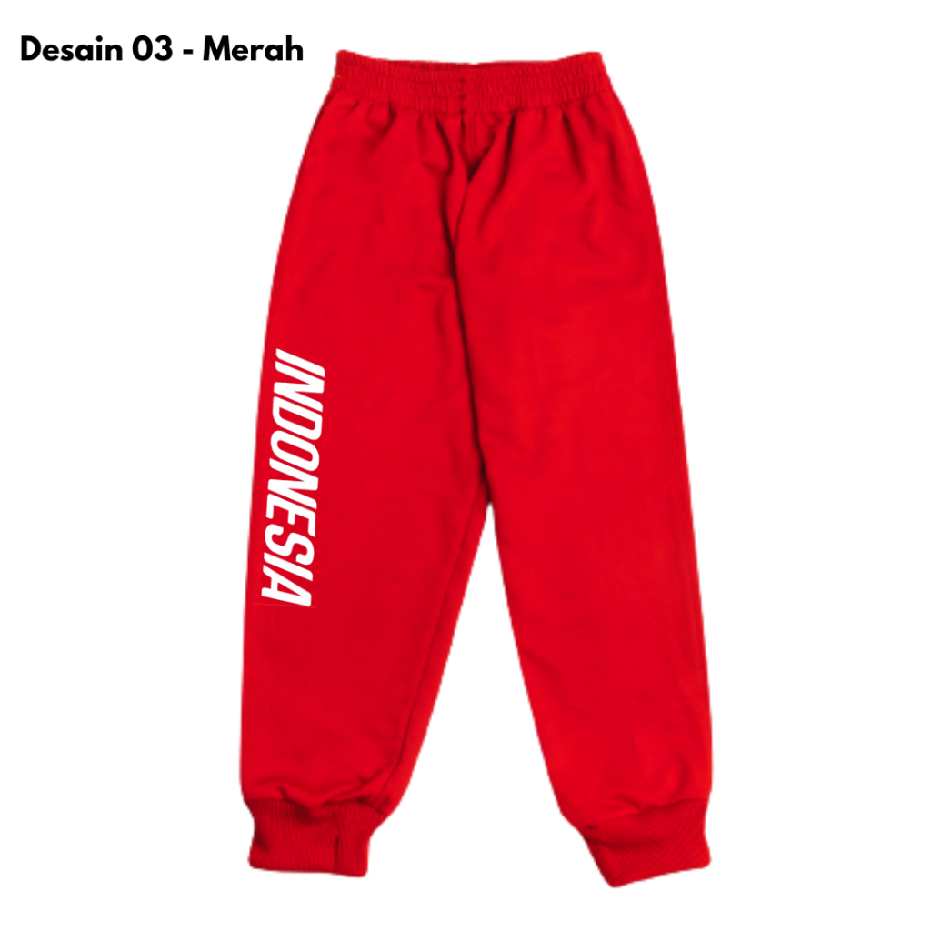 Celana Kemerdekaan Celana Anak Merah Putih Celana Karnaval  17 Agustus Celana Training Anak Celana J