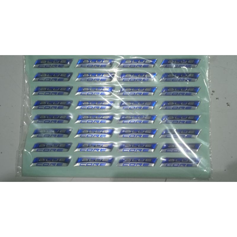 

stiker timbul bluecore