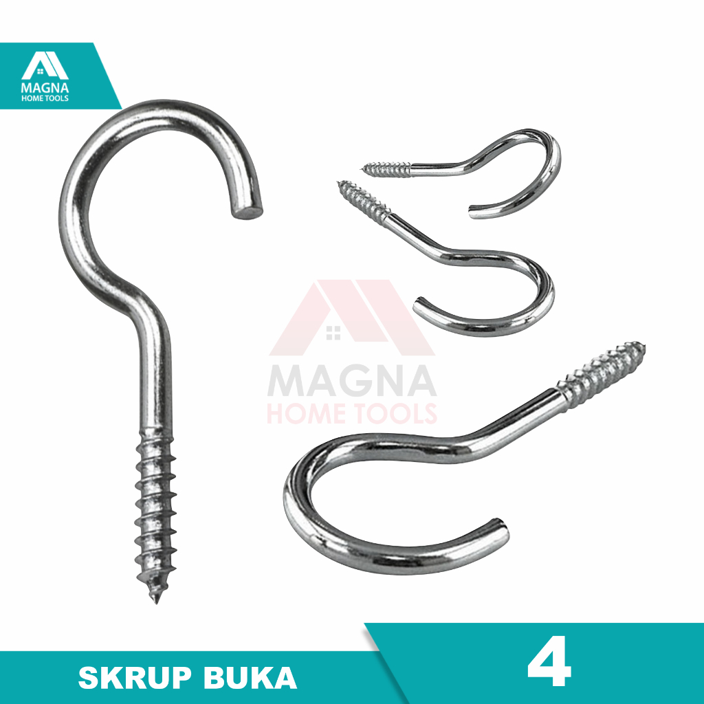 SKRUP BUKA GANTUNGAN KUNCI/BAJU/BURUNG 4/6/8/12/14/16