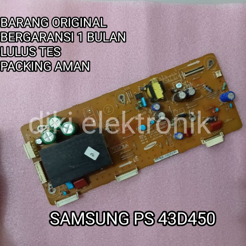 Y-MAIN TV SAMSUNG PS43D450 Y-MAIN Y-YSUSTAIN MODUL TV ORIGINAL