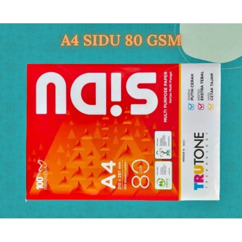

Kertas HVS A4 Sinar Dunia [80 g / 1RIM / 500 Lembar]