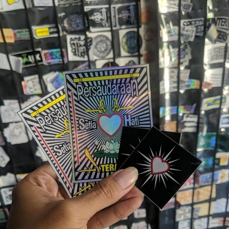 

Stiker PSHT hologram/non hologram anti air