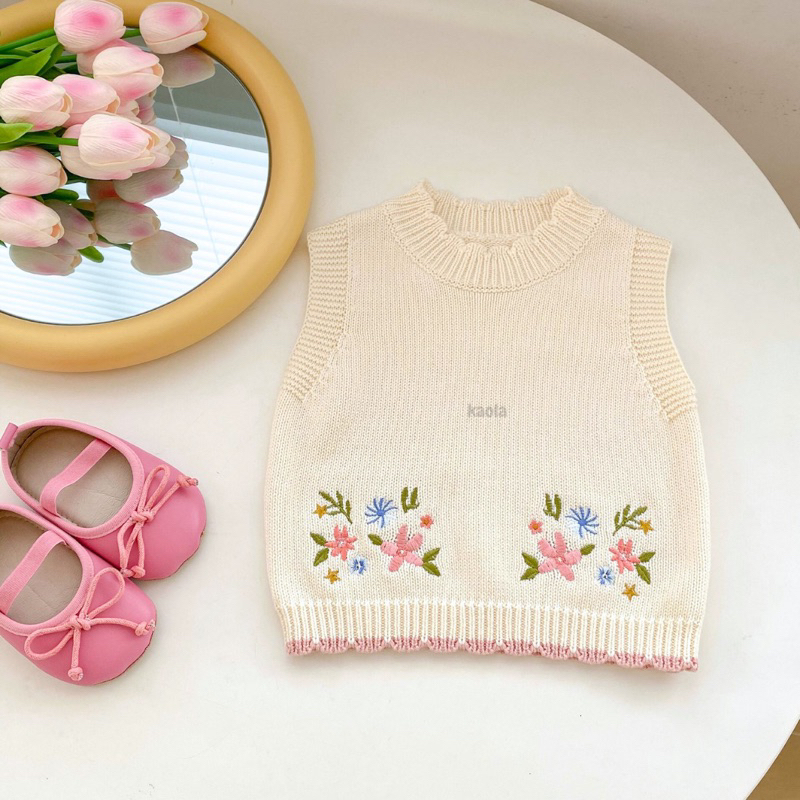 KAOLA - Marcia Knit | Vest Rompi Rajut Bayi