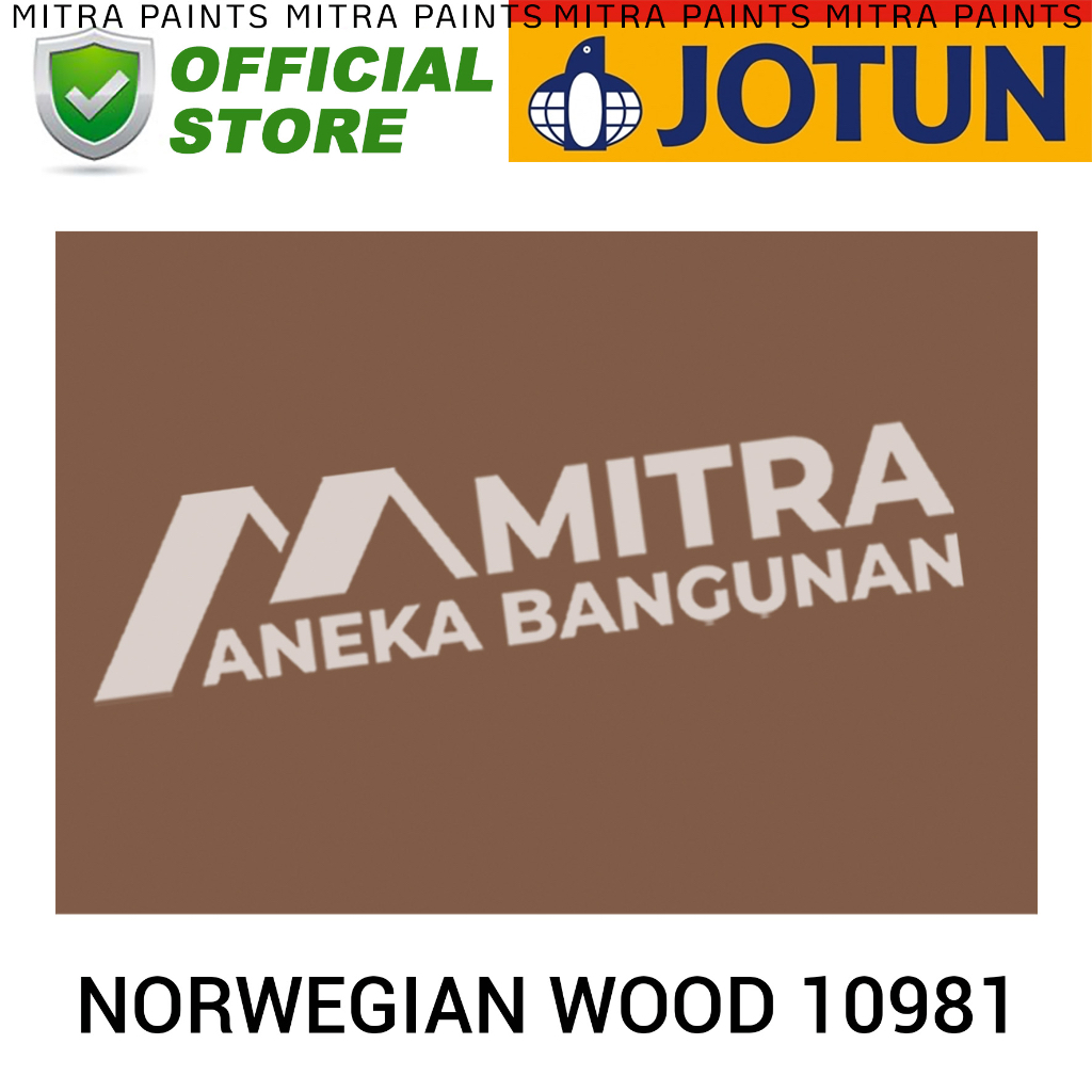 CAT TEMBOK JOTUN INTERIOR EKSTERIOR NORWEGIAN WOOD 10981 / COKLAT KAYU