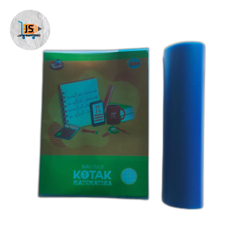 Sampul Buku tulis A5 Plastik Biru Tebal