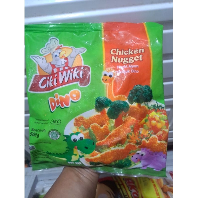 

Cikiwiki Nugget Ayam Karakter Dino 500gr