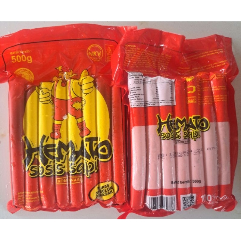 

Hemato Sosis Sapi 500gr