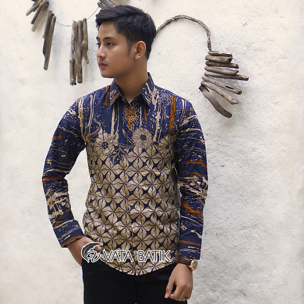 Kemeja Batik Pria Vatabatik Slimfit Premium VATA 12