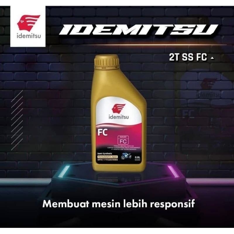 OLI SAMPING IDEMITSU 2T 2 TAK RX KING NINJA F1 SATRIA FU 100% ORIGINAL ASLI GARANSI