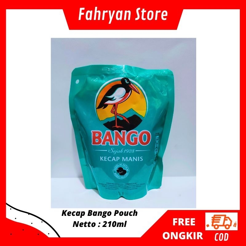 

Bango Kecap Manis Pouch Flatpack 210ml