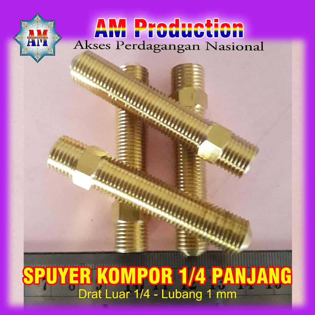 Spuyer Kompor  1/4  Panjang 7 cm Spuyer Kompor Gas