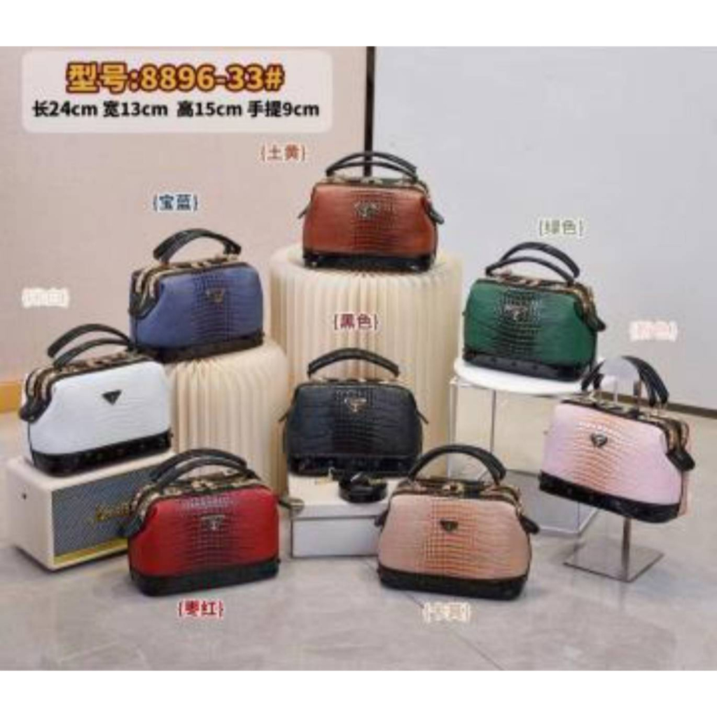 TOKOMEDAN - 1694 Tas Dokter Impor Premium Tas Wanita Mewah Terbaru Tas Selempang Pesta Wanita Elegan