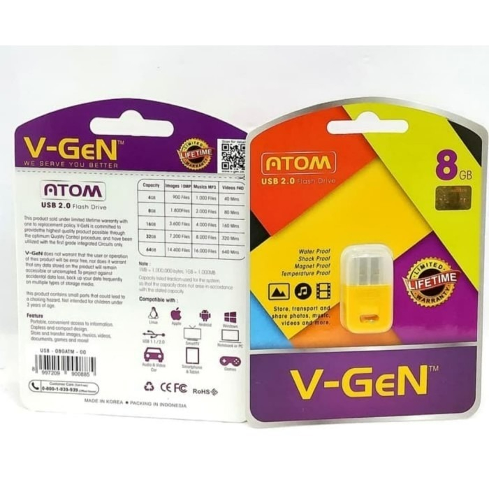 flashdisk vgen atom 8gb