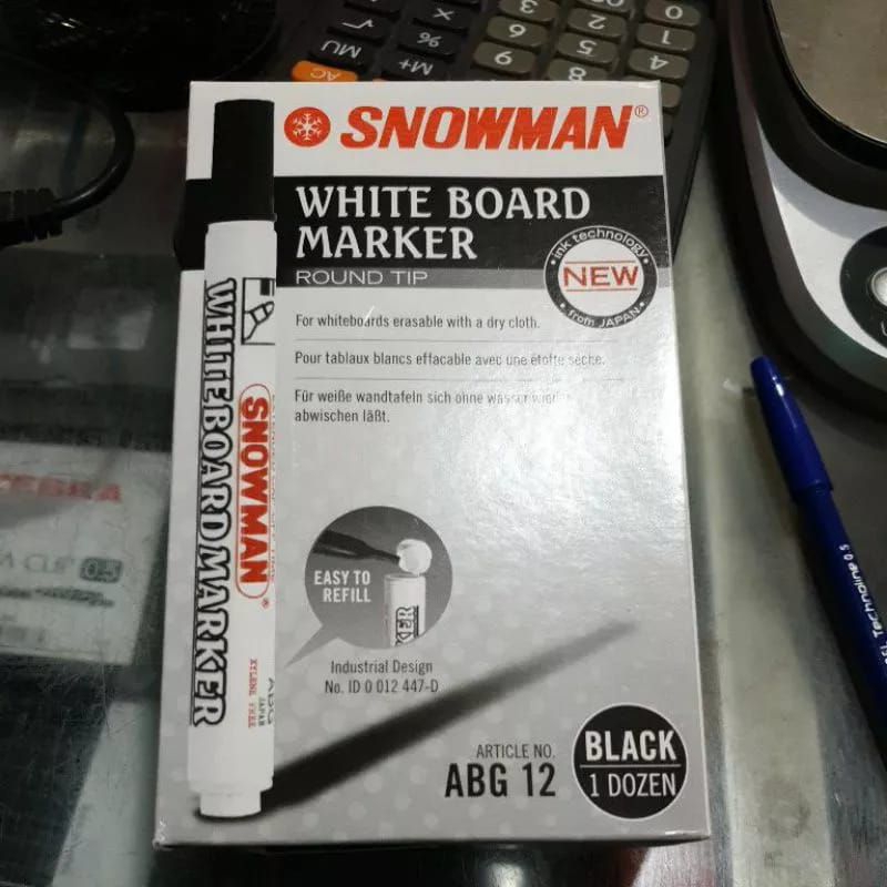 

Spidol Snowman WhiteBoard ABG12 ECER