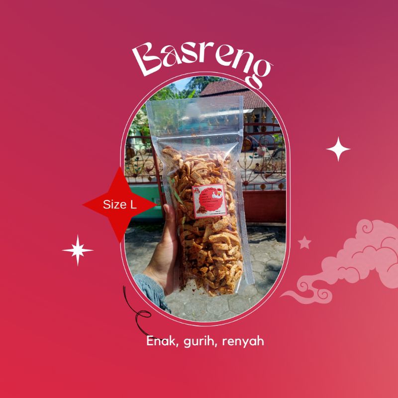 

oo Snack Basreng ukuran 420-500 gram (size L)