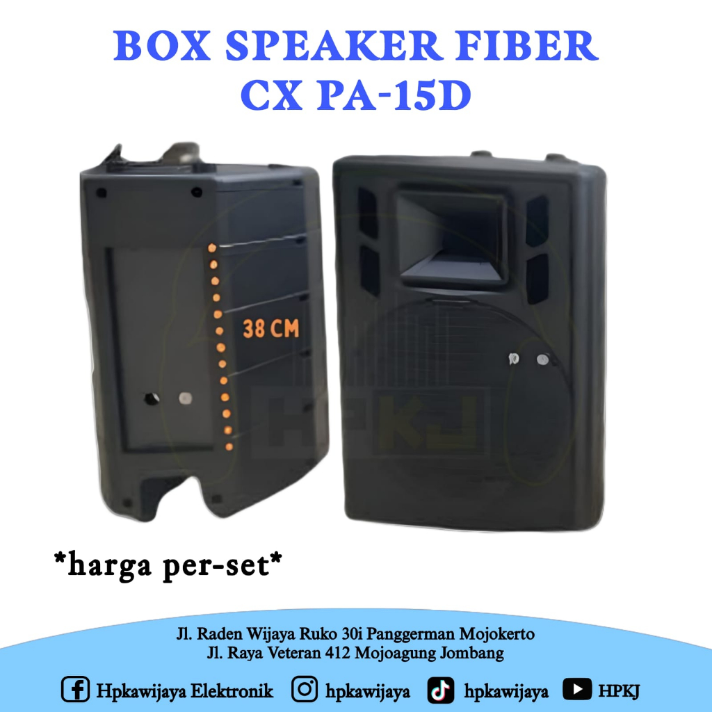 BOX SPEAKER PASIF 15INCH Box speaker floor monitor 15 inch 15" fiber