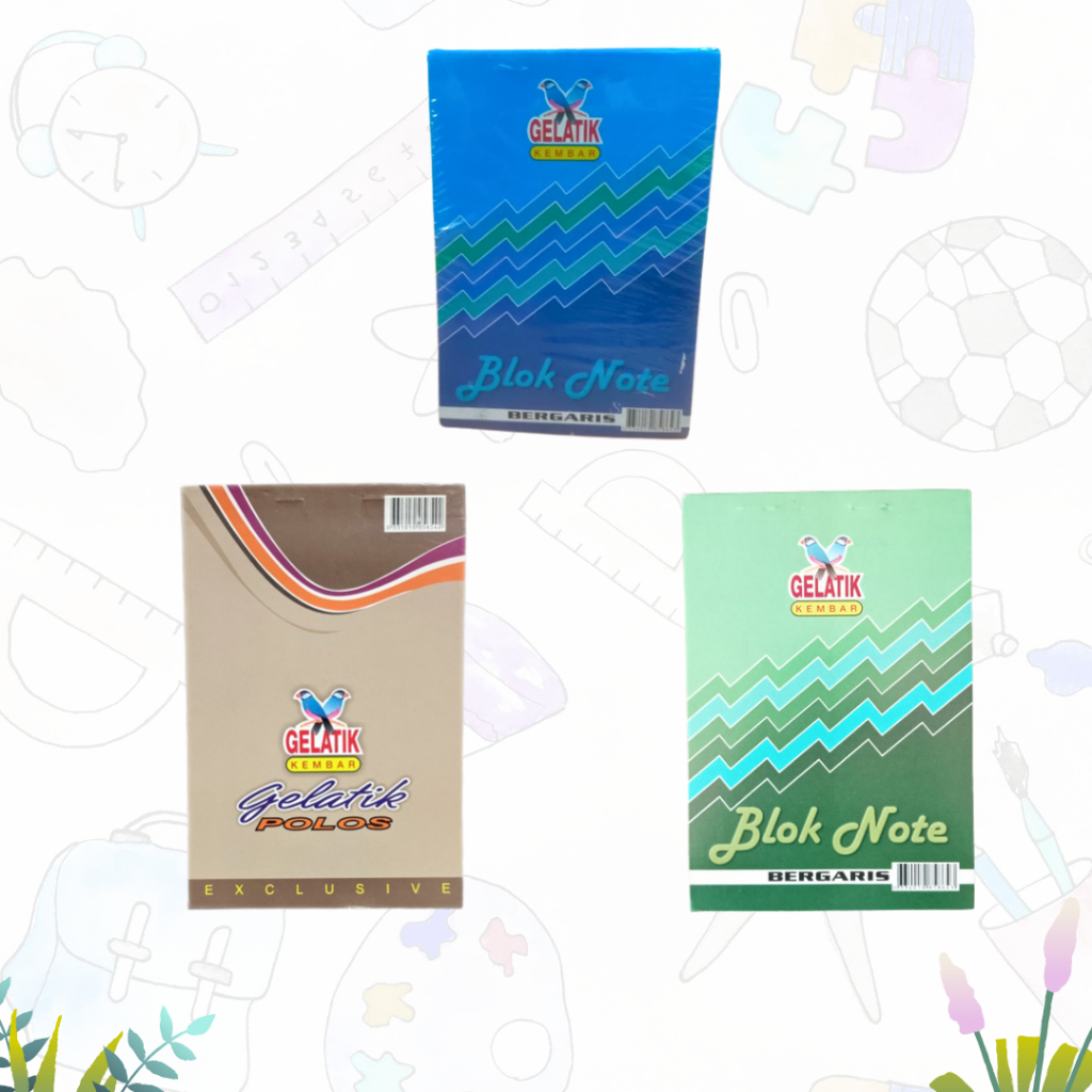 

BUKU BLOCK NOTE POLOS / BERGARIS