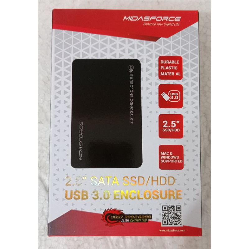 SSD / HDD CASE MIDASFORCE USB 3.0