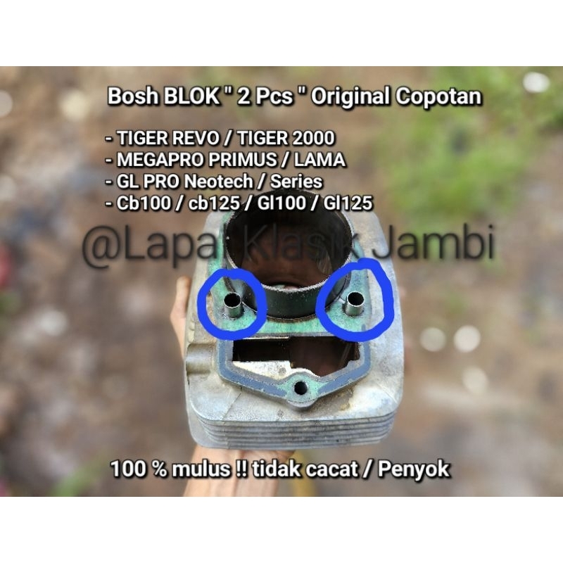 Bos bosh Blok pin dowel TIGER MEGAPRO GL CB Ori copotan Mulus