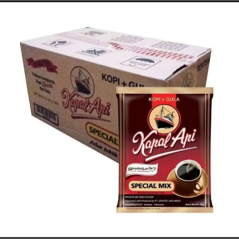 

kapal api special mix isi 12renceng