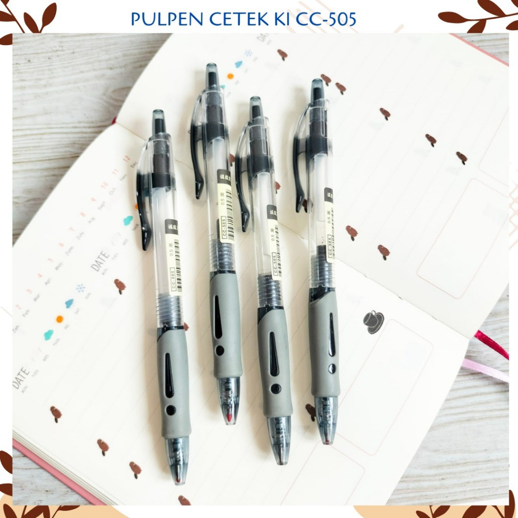 

PULPEN CETEK K1 CC-505 BOLPEN PENA PEN GEL TINTA HITAM ALAT TULIS KANTOR COD TERMURAH TERJANGKAU SEKOLAH LUCU IMUT