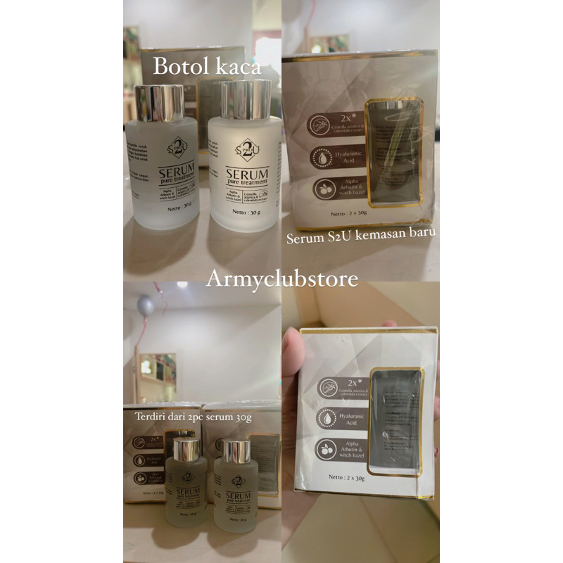 (1 box isi2)S2U SERUM GLOWING  100%ORISEGEL