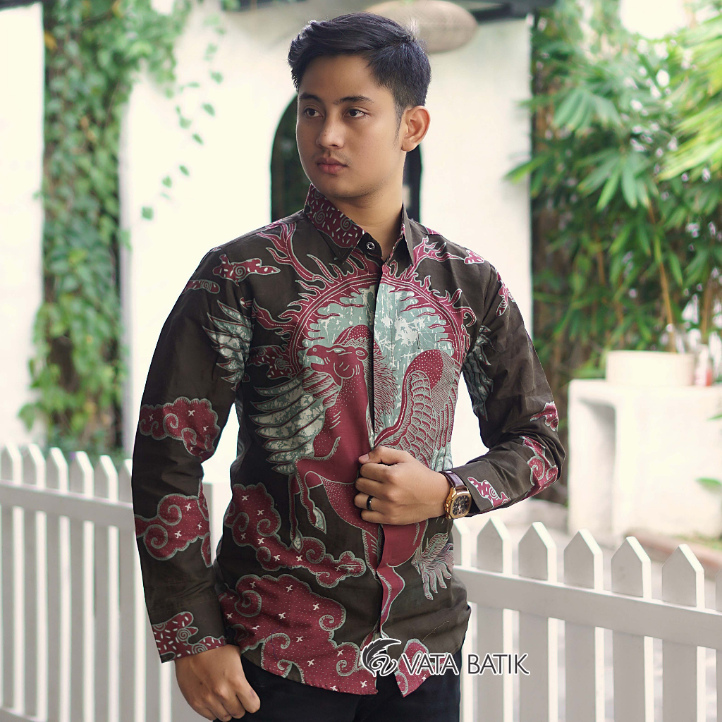 Kemeja Batik Pria Vatabatik Slimfit Premium VATA 28