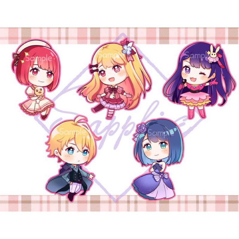 Oshi No Ko keychains (acrylic charms)