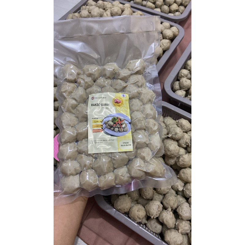

bakso daging sapi asli premium ukuran large