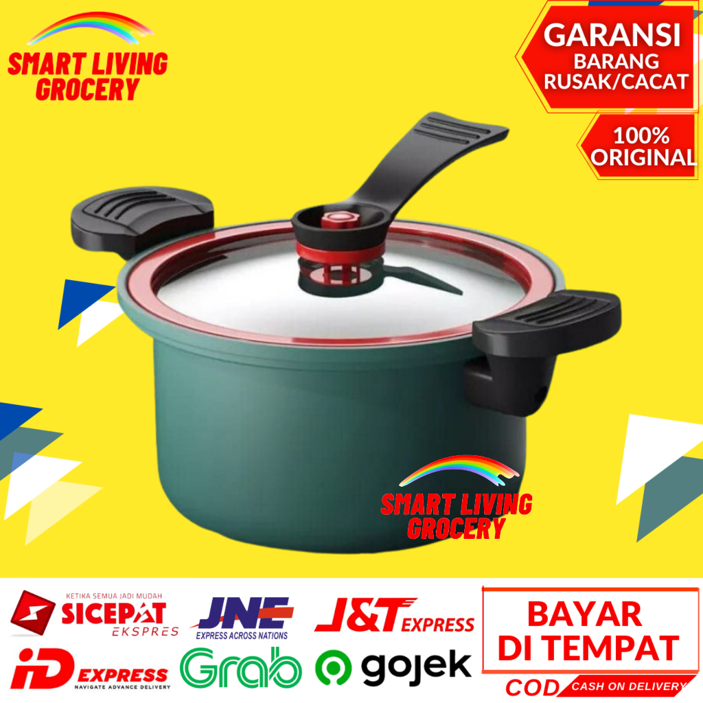 PANCI PRESTO 22 CM GSF 5122 PANCI WAJAN ALAT PRESTO MEMASAK MASAK DAGING PERALATAN DAPUR 22 CM 3,5 L