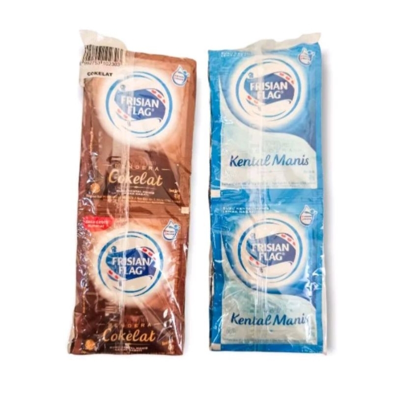 

susu frisian flag sachet 1 pack isi 6 pcs