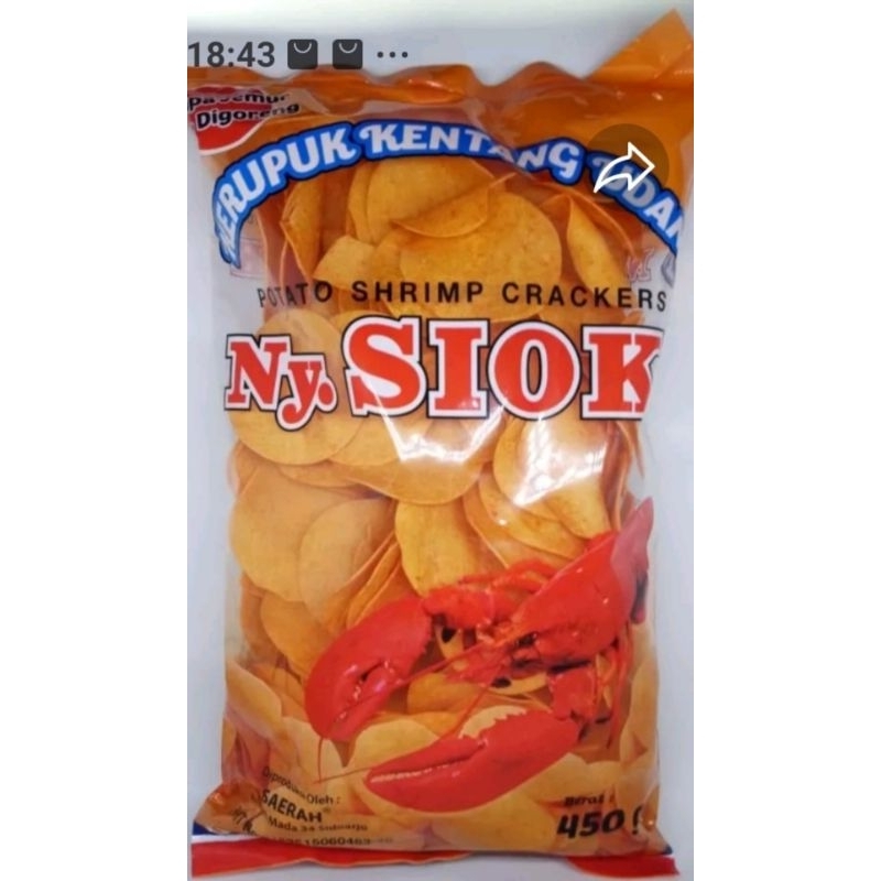 

NY.SIOK KERUPUK KENTANG 450 gr