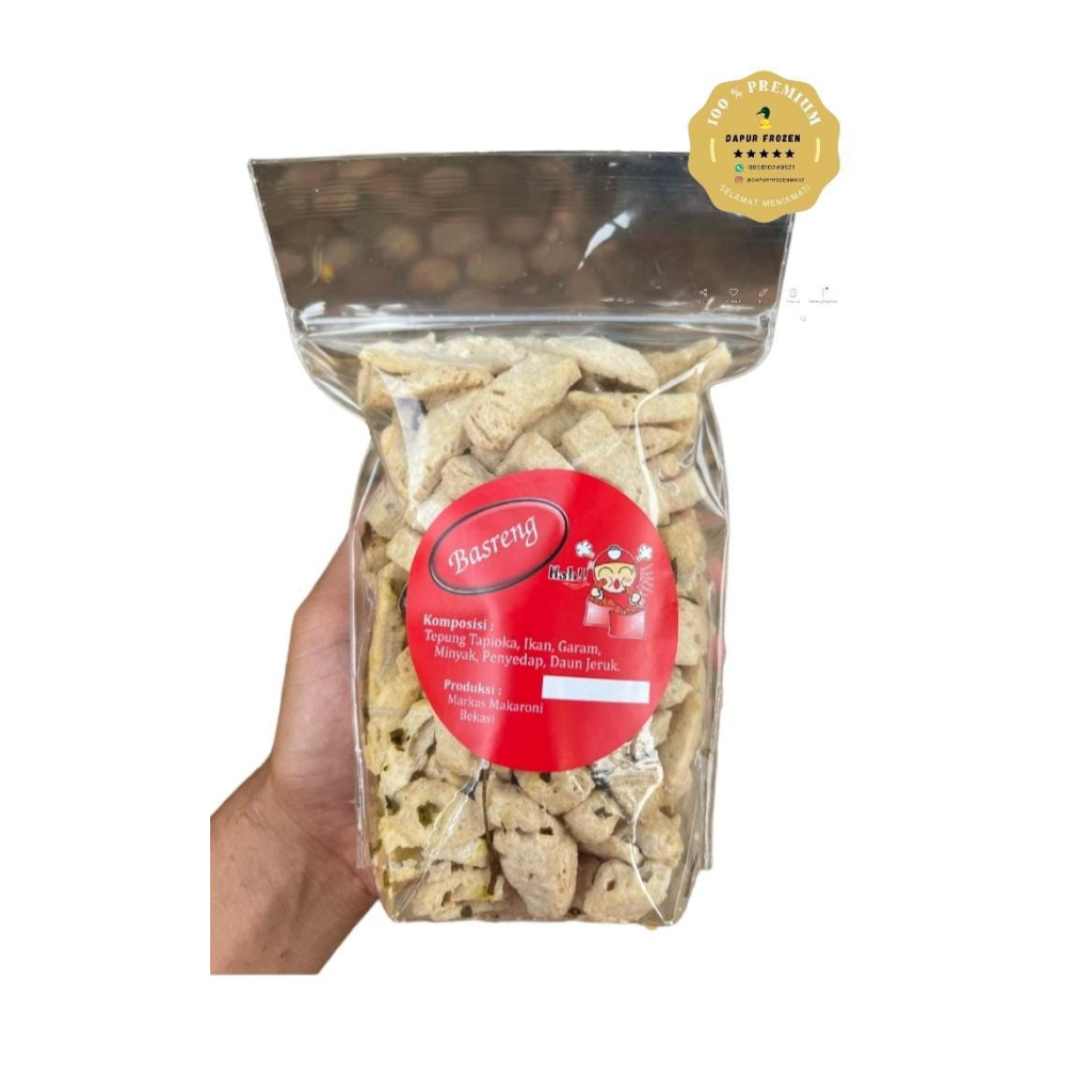 

Basreng Rasa Daun Jeruk Asin 250gr