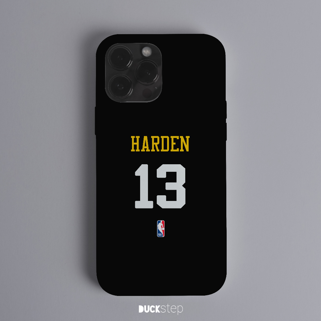 Duckstep Case NBA Brooklyn Nets James Harden Iphone Samsung Oppo Vivo Hardcase Softcase Glass Case P