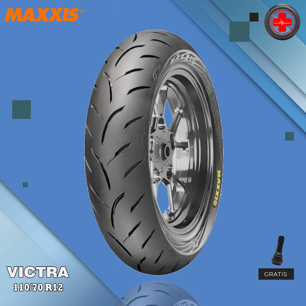 Ban Motor VESPA MATIC // MAXXIS VICTRA 110/70 Ring 12 Tubeless