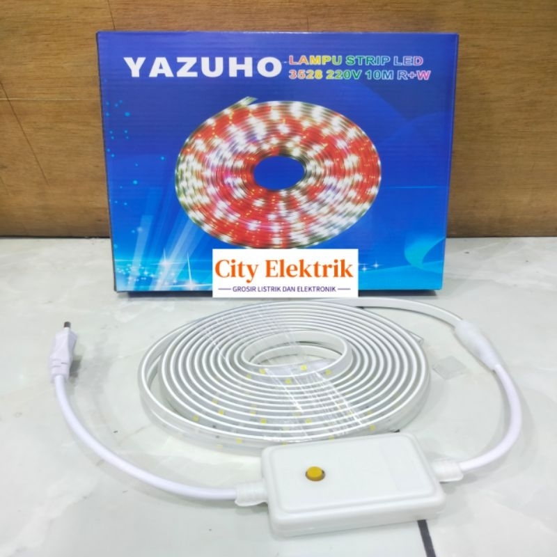 Lampu Led Strip Led Merah Putih / Lampu Hias/ Lampu Selang Led Merah Putih ( Siap Pakai )