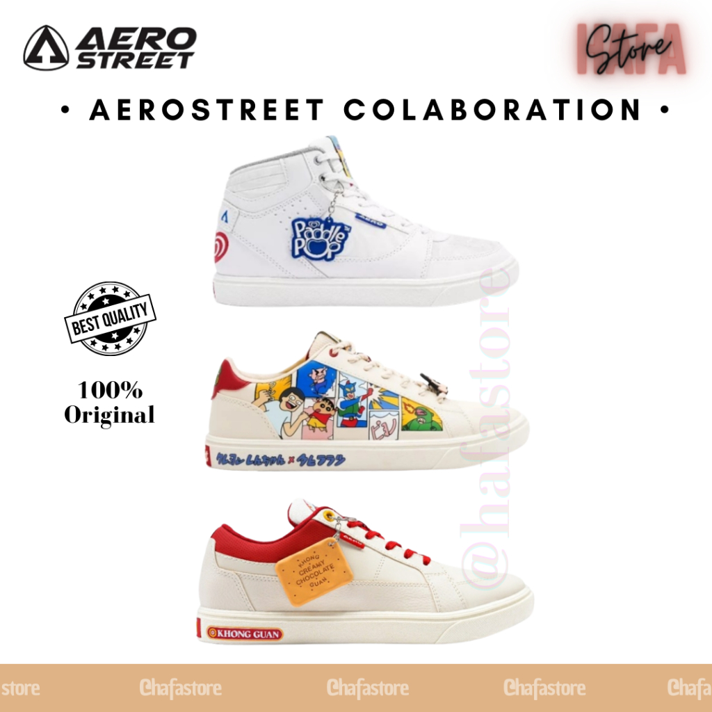 [Original Limited Edition]Aerostreet x Paddle Pop, Aerostreet x Shinchan Tahilalats S2, Aerostreet x