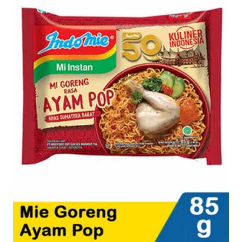 

Indomie goreng rasa ayam pop