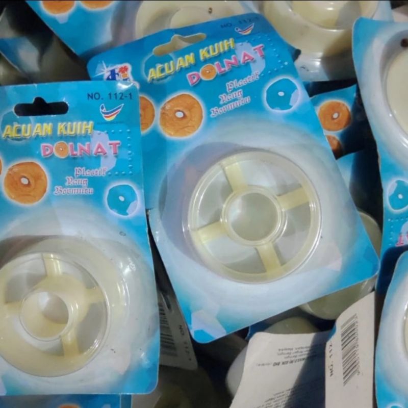 acuan cetakan kue donat plastik nomor 112 import Malaysia