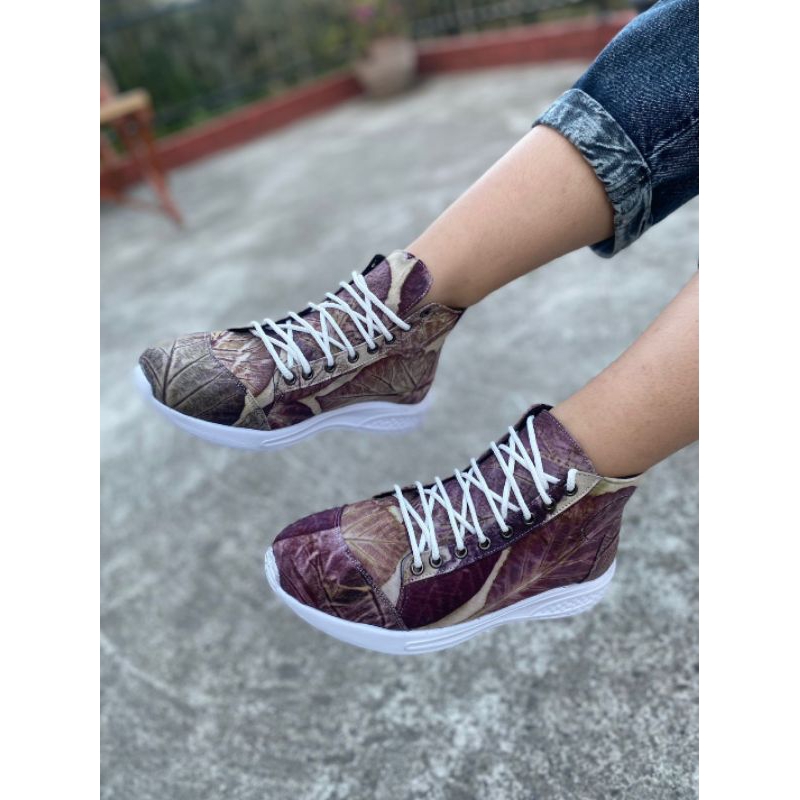 Sepatu Batik Ecoprint