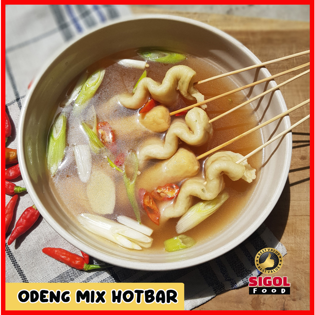 

Odeng Mix Hotbar-Paket Dasot 2 Kuah-Odeng Eomok-Hotbar-Fish Cake Korea- Halal-Otak otak korea